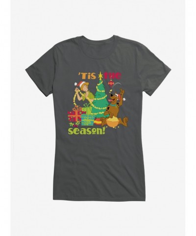 Exclusive Scooby-Doo Holidays 'Tis The Season! Scooby And Shaggy Girls T-Shirt $8.96 T-Shirts