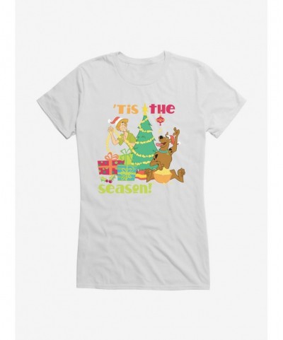 Exclusive Scooby-Doo Holidays 'Tis The Season! Scooby And Shaggy Girls T-Shirt $8.96 T-Shirts