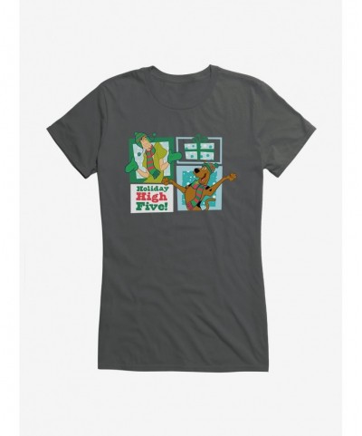 Clearance Scooby-Doo Holiday High Five Girls T-Shirt $9.76 T-Shirts