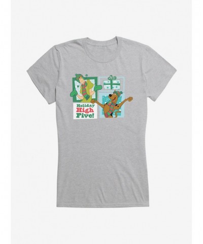 Clearance Scooby-Doo Holiday High Five Girls T-Shirt $9.76 T-Shirts