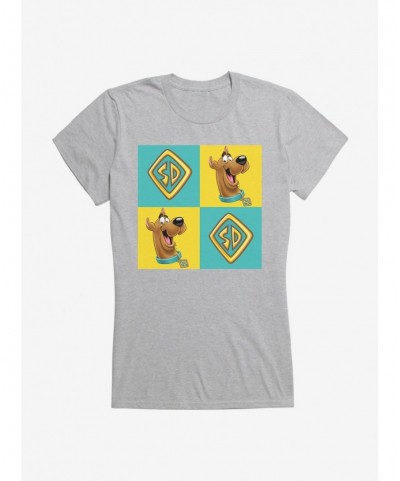 Trendy Scooby-Doo Tag Grid Girls T-Shirt $9.96 T-Shirts