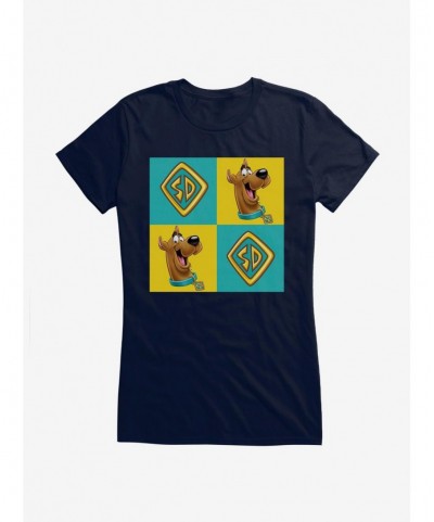 Trendy Scooby-Doo Tag Grid Girls T-Shirt $9.96 T-Shirts