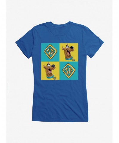 Trendy Scooby-Doo Tag Grid Girls T-Shirt $9.96 T-Shirts