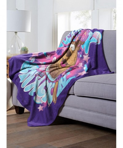 Seasonal Sale Scooby-Doo Keep Snackin Throw Blanket $27.55 Blankets