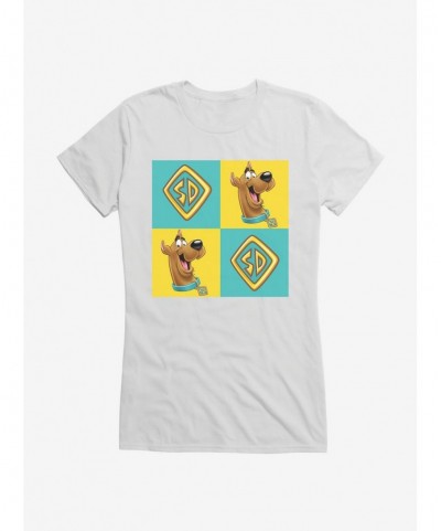 Trendy Scooby-Doo Tag Grid Girls T-Shirt $9.96 T-Shirts