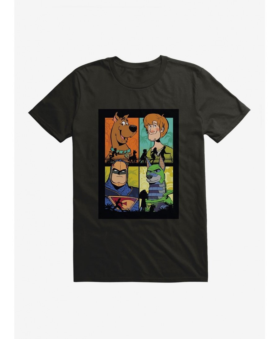 Exclusive Scoob! Scooby, Shaggy, Blue Falcon And Cerberus T-Shirt $6.12 T-Shirts