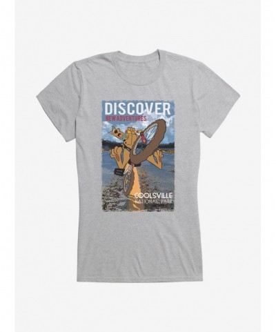 Clearance Scooby-Doo Coolsville National Park Discover New Adventures Bike Girls T-Shirt $9.96 T-Shirts