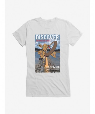 Clearance Scooby-Doo Coolsville National Park Discover New Adventures Bike Girls T-Shirt $9.96 T-Shirts