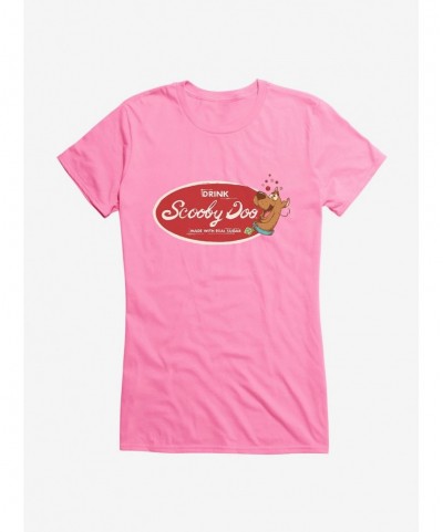 Value Item Scooby-Doo Drink Label Girls T-Shirt $6.97 T-Shirts