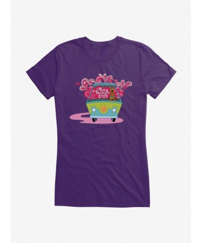 Trendy Scooby-Doo Valentines You Drive Me Crazy Mystery Machine Girls T-Shirt $8.57 T-Shirts