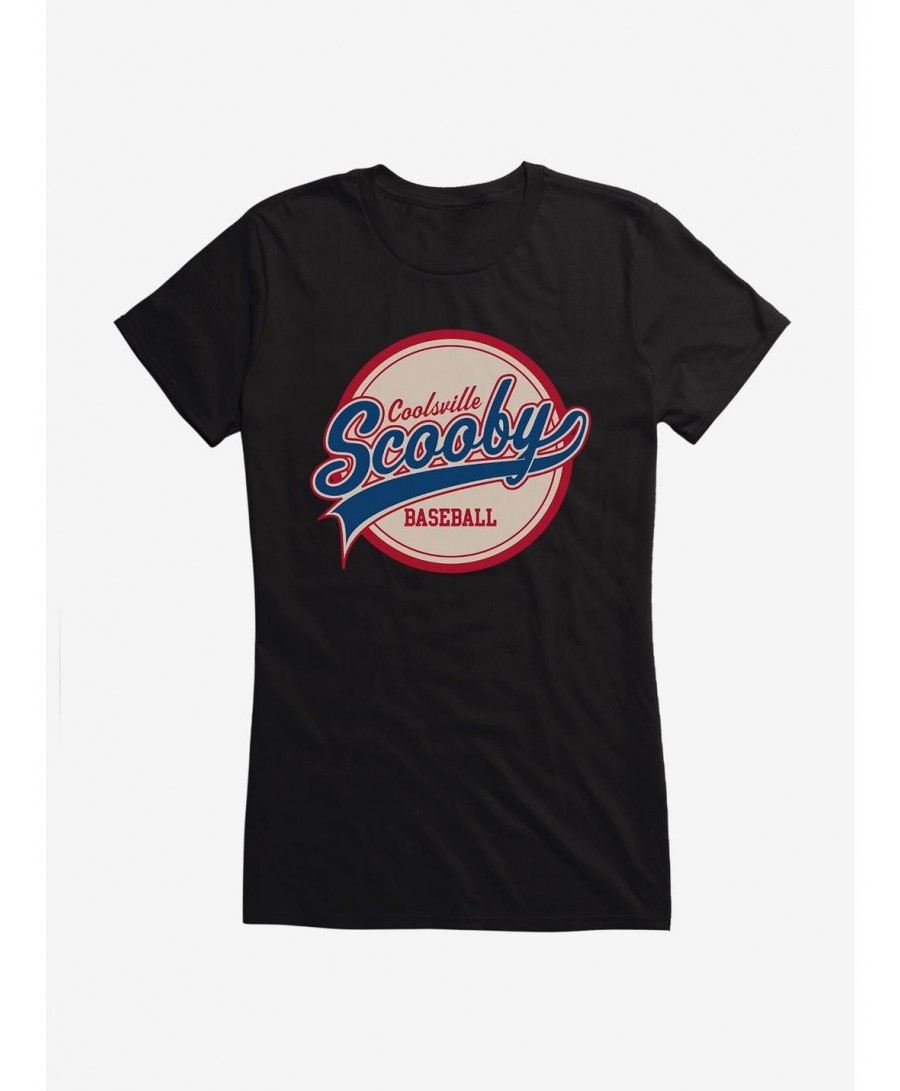 Pre-sale Scooby-Doo Coolsville Baseball Girls T-Shirt $7.37 T-Shirts