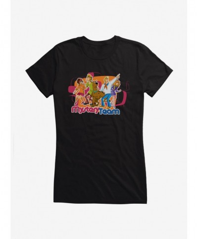 New Arrival Scooby-Doo Mystery Team: Velma, Shaggy, Scooby, Fred And Daphne Girls T-Shirt $8.76 T-Shirts