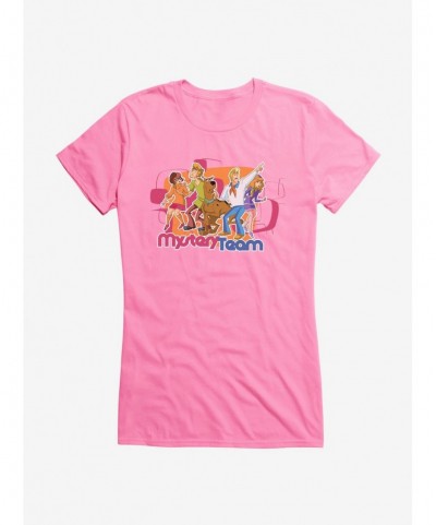 New Arrival Scooby-Doo Mystery Team: Velma, Shaggy, Scooby, Fred And Daphne Girls T-Shirt $8.76 T-Shirts