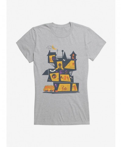 New Arrival Scooby-Doo Spooky Mansion Girls Girls T-Shirt $9.36 T-Shirts