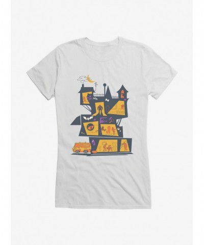 New Arrival Scooby-Doo Spooky Mansion Girls Girls T-Shirt $9.36 T-Shirts