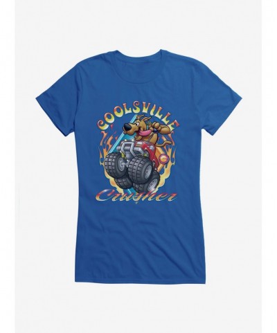 Flash Sale Scooby-Doo Coolsville Crusher Racing Truck Girls T-Shirt $6.57 T-Shirts