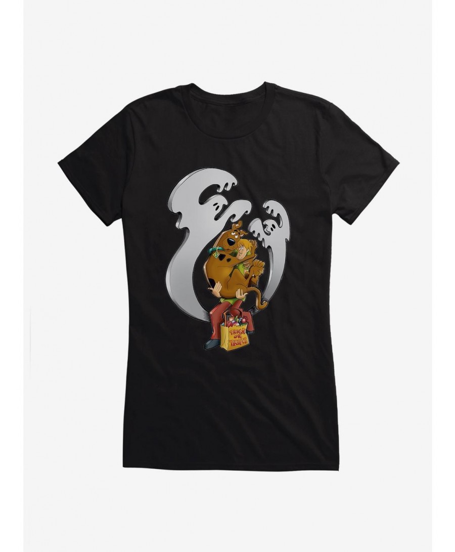 Exclusive Scooby-Doo Silver Ghosts Girls Girls T-Shirt $7.77 T-Shirts