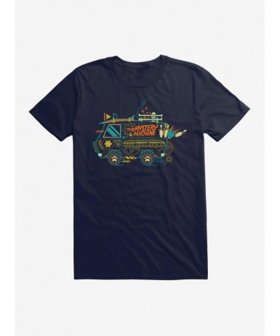 Big Sale Scoob! Dynamic Mystery Machine T-Shirt $8.03 T-Shirts