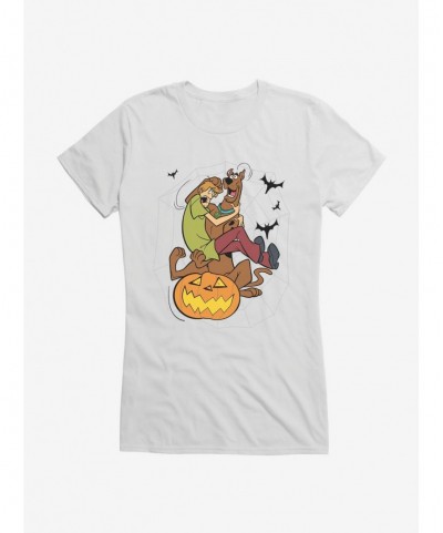 Low Price Scooby-Doo Halloween Shaggy And Scooby Pumpkin Girls T-Shirt $7.17 T-Shirts