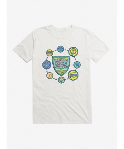 Cheap Sale Scooby-Doo How To Catch A Ghost Scooby Badges T-Shirt $7.84 T-Shirts