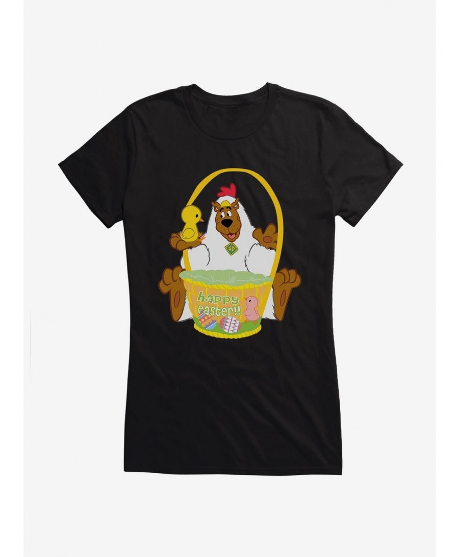 Flash Sale Scooby-Doo Happy Easter Basket Girls T-Shirt $7.97 T-Shirts