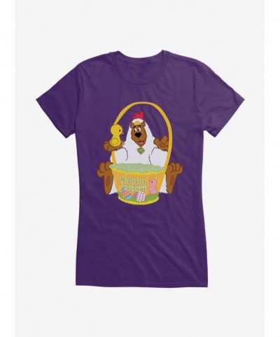 Flash Sale Scooby-Doo Happy Easter Basket Girls T-Shirt $7.97 T-Shirts