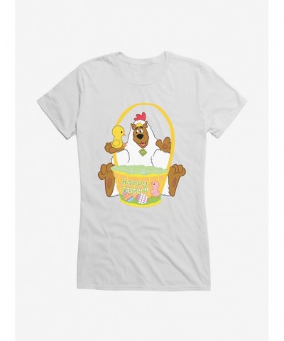 Flash Sale Scooby-Doo Happy Easter Basket Girls T-Shirt $7.97 T-Shirts