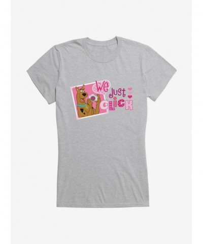 Bestselling Scooby-Doo Valentines We Just Click Camera Girls T-Shirt $7.57 T-Shirts