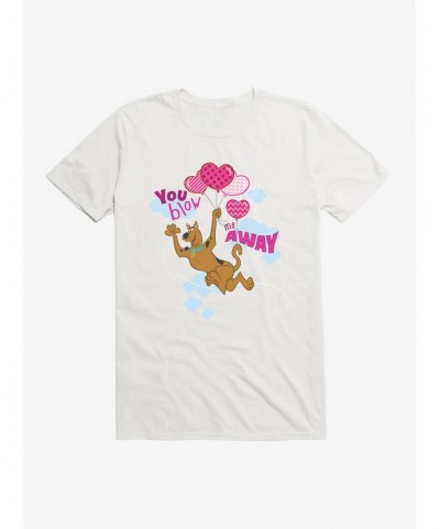 Flash Deal Scooby-Doo Valentines You Blow Me Away Balloons T-Shirt $9.37 T-Shirts