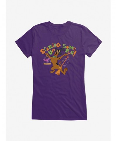 Trendy Scooby-Doo Scaring Up Some Fun Girls Girls T-Shirt $7.37 T-Shirts