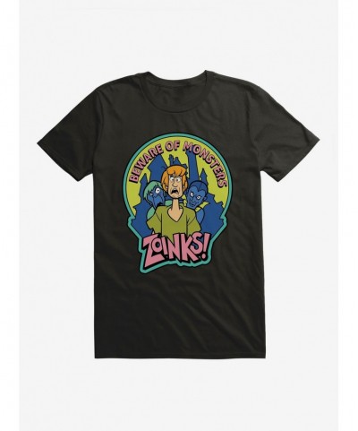 Flash Deal Scooby-Doo Zoinks! Beware Of Monsters T-Shirt $7.65 T-Shirts