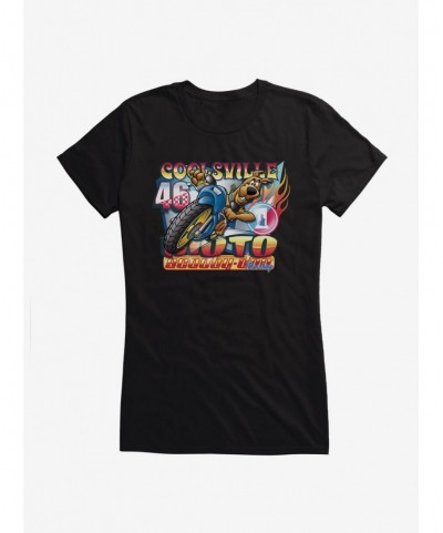 Discount Sale Scooby-Doo Coolsville Moto Racing Girls T-Shirt $6.37 T-Shirts