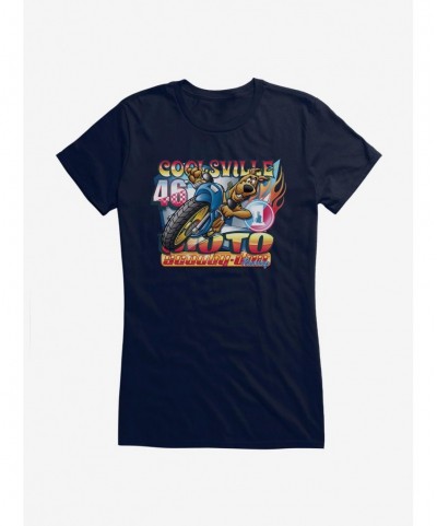 Discount Sale Scooby-Doo Coolsville Moto Racing Girls T-Shirt $6.37 T-Shirts