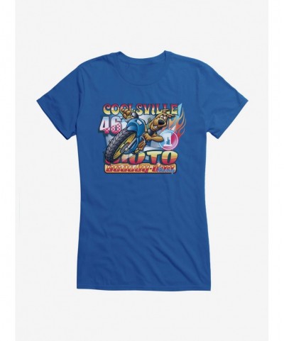 Discount Sale Scooby-Doo Coolsville Moto Racing Girls T-Shirt $6.37 T-Shirts