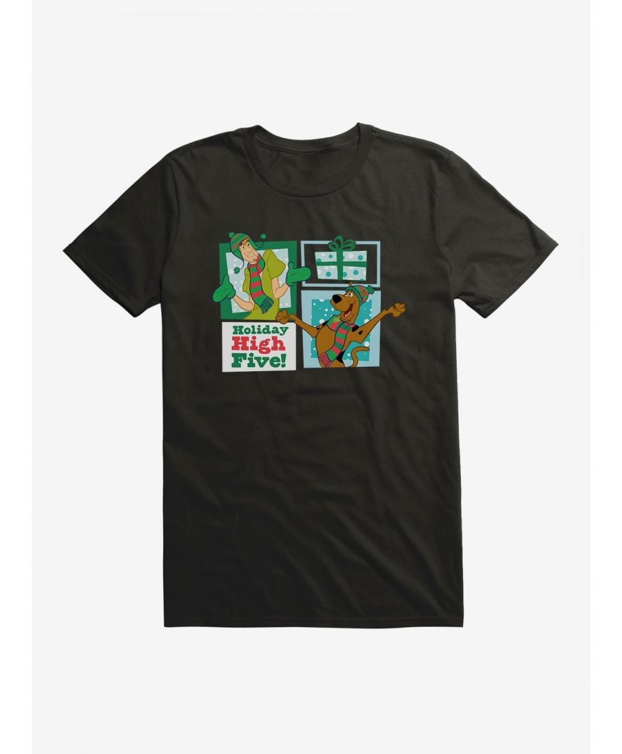 Big Sale Scooby-Doo Holiday High Five T-Shirt $6.31 T-Shirts