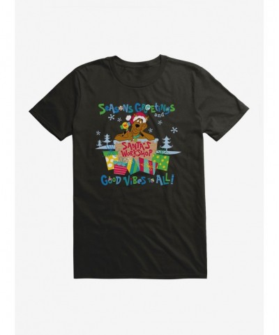 Bestselling Scooby-Doo Seasons Greetings Good Vibes T-Shirt $7.27 T-Shirts