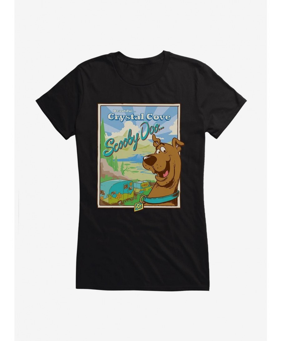 Huge Discount Scooby-Doo Beautiful Crystal Cove Postcard Girls T-Shirt $7.77 T-Shirts