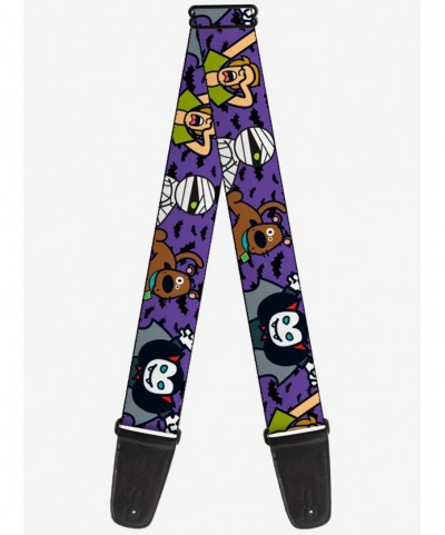 Low Price Scooby-Doo Mini Scooby-Doo Halloween Bats Guitar Strap $11.45 Guitar Straps