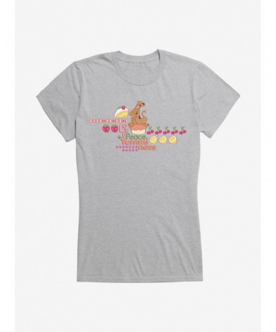 Flash Sale Scooby-Doo So Yummy Love, Peace, And Yumminess Girls T-Shirt $6.18 T-Shirts