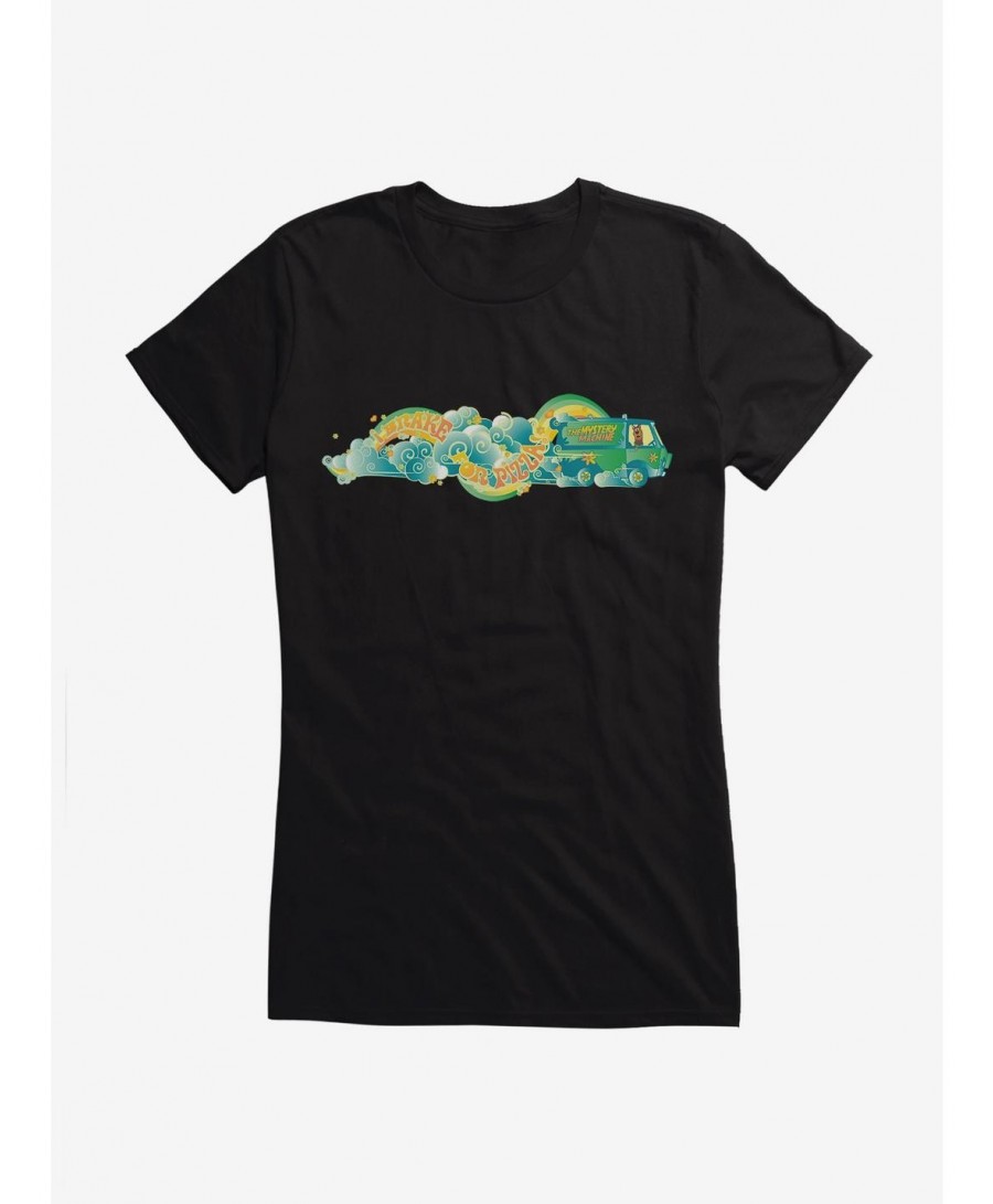 Value Item Scooby-Doo Groovy I Brake For Pizza! The Mystery Machine Girls T-Shirt $9.36 T-Shirts