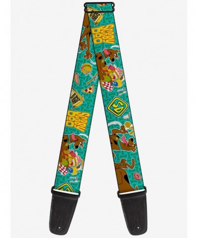 Bestselling Scooby-Doo Snacks Bone Monogram Guitar Strap $9.21 Guitar Straps