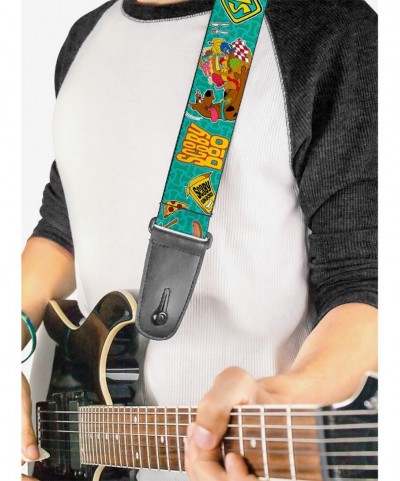 Bestselling Scooby-Doo Snacks Bone Monogram Guitar Strap $9.21 Guitar Straps