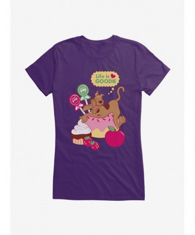 Flash Deal Scooby-Doo So Yummy Life Is Goodie Treats Girls T-Shirt $5.98 T-Shirts