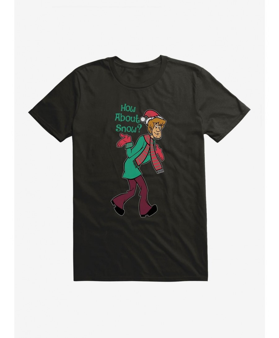 Discount Sale Scooby-Doo Shaggy How About Snow? T-Shirt $8.60 T-Shirts