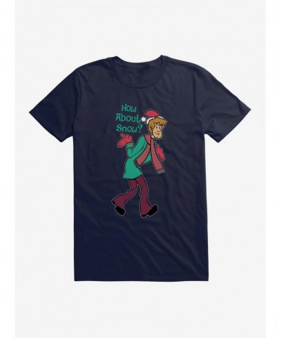 Discount Sale Scooby-Doo Shaggy How About Snow? T-Shirt $8.60 T-Shirts