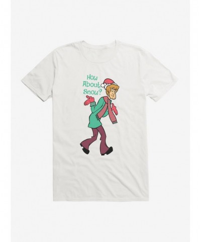 Discount Sale Scooby-Doo Shaggy How About Snow? T-Shirt $8.60 T-Shirts