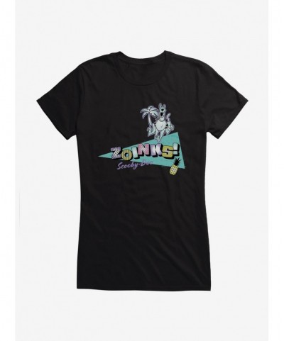 Seasonal Sale Scooby-Doo Zoinks Retro Beach Girls T-Shirt $9.16 T-Shirts