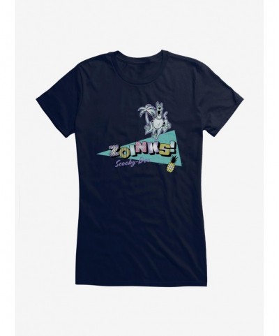 Seasonal Sale Scooby-Doo Zoinks Retro Beach Girls T-Shirt $9.16 T-Shirts