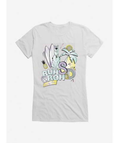 Limited Time Special Scooby-Doo Retro Chrome Ruh Roh Chillin Girls T-Shirt $8.17 T-Shirts