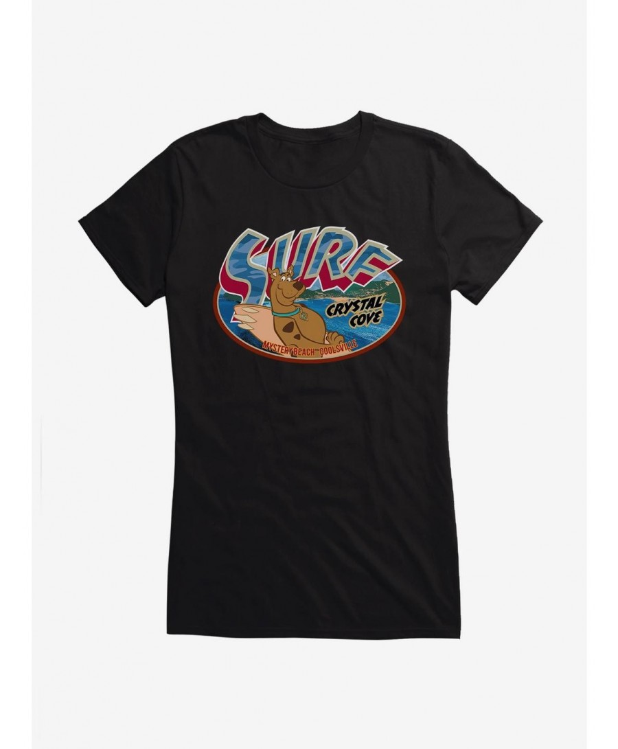 Pre-sale Discount Scooby-Doo Surf Crystal Cove Logo Girls T-Shirt $8.76 T-Shirts